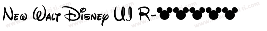 New Walt Disney UI R字体转换